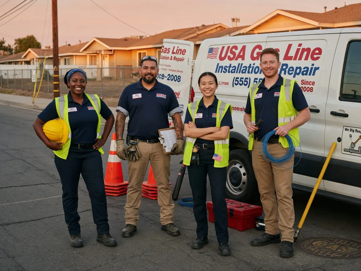 Gas Line Installation company in Fidelity, IL